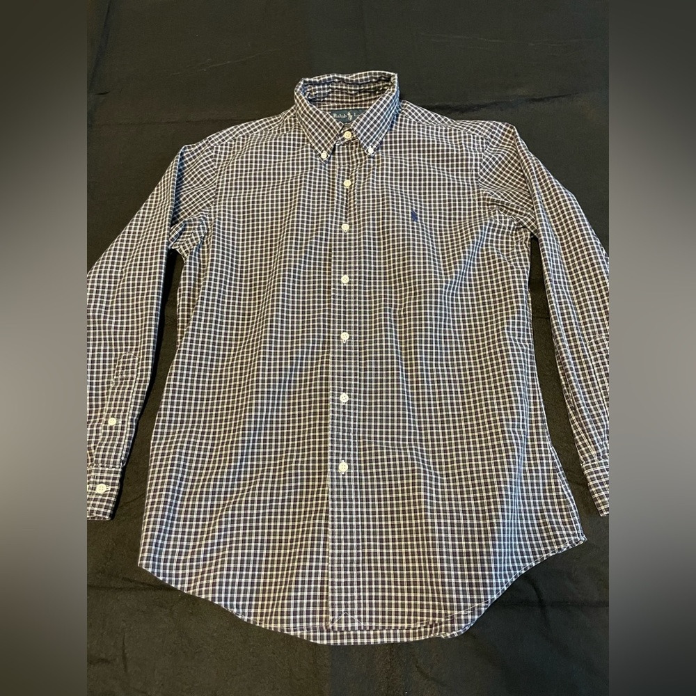Ralph Lauren Custom Fit Long Sleeve Button Down Shirt - Size 15.5” 32/33